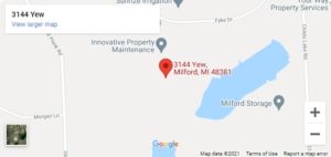 Map of East Michigan Location
